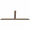 Ekena Millwork Portland Smooth Timber Gable Bracket, Douglas Fir, 96"W x 40"H x 1 1/2"D x 5 1/2"F, 10/12 Pitch GBW096X40X0206POR00SDF - alternate 4
